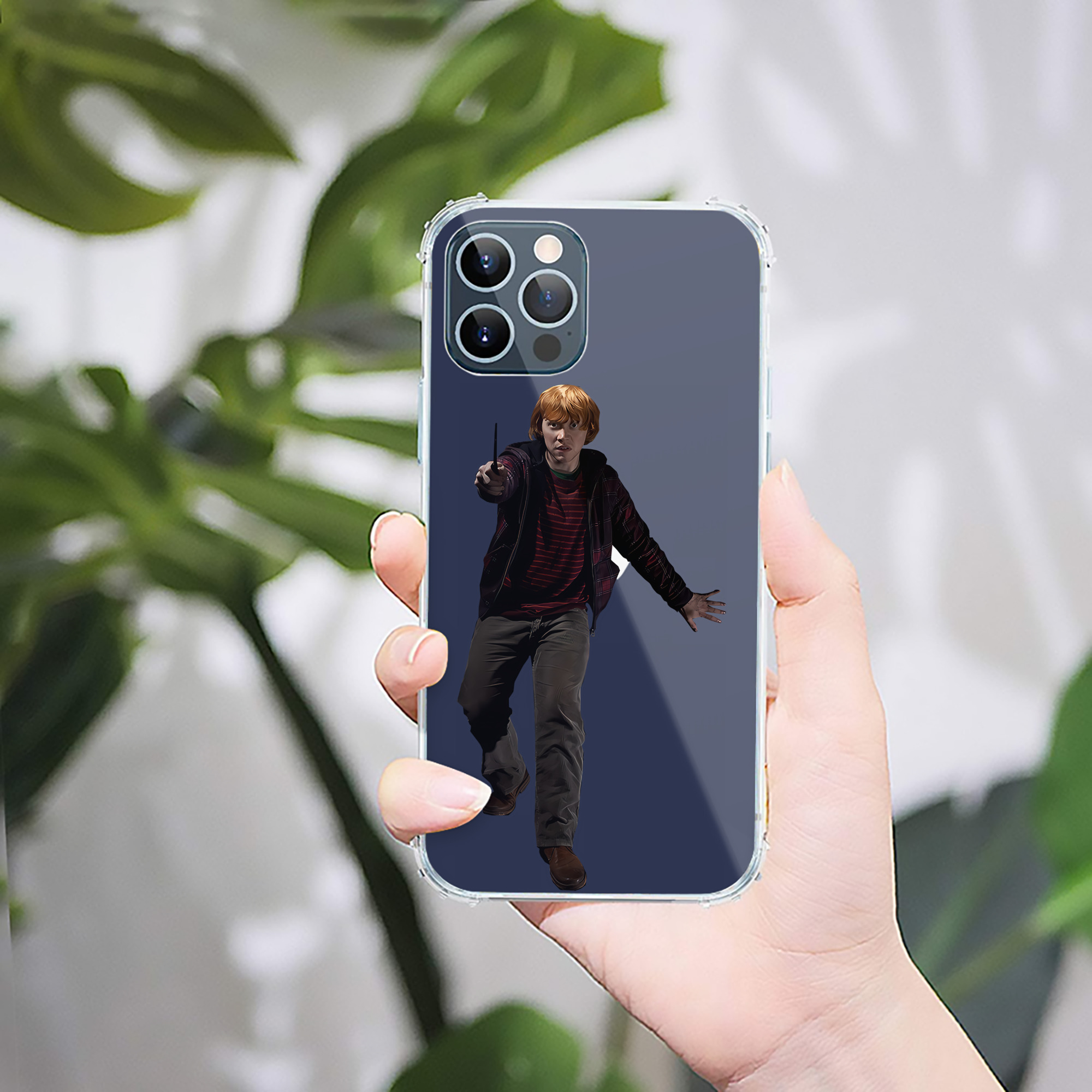 （画像用） Harry Potter ハリー・ポッターシリーズ 【iPhone 12シリーズ対応】透明スマホケース（クリアソフトケース）